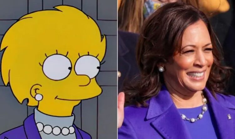 هل تنبأ مسلسل “عائلة سيمبسون” بصعود كامالا هاريس؟