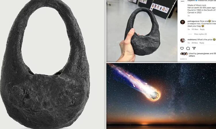 55 bin yıl önce düşen göktaşından çanta yaptılar; fiyatı şaşırttı!