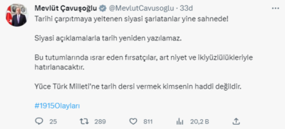 Joe Biden'ın "soykırım" açıklamasına Türkiye'den sert tepki: Siyasi şarlatanlar yine sahnede