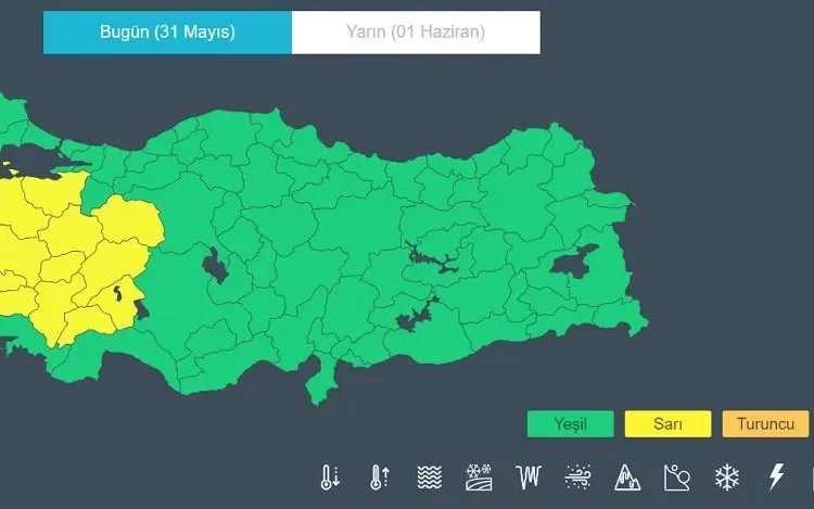 13 şehre daha sel ve su baskını uyarısı