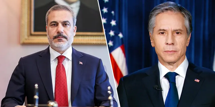 Dışişleri Bakanı Hakan Fidan ABD'li mevkidaşı Antony Blinken ile görüştü! 1 Dışişleri Bakanı Hakan Fidan ABD’li mevkidaşı Antony Blinken ile görüştü!