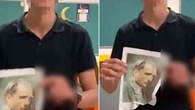 Sosyal medyada tepki çekti: Atatürk'e hakarete gözaltı 1 Sosyal medyada tepki çekti: Atatürk’e hakarete gözaltı