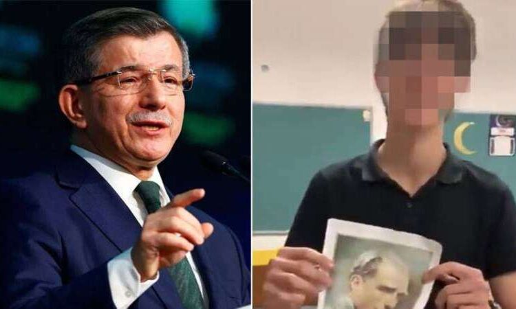 Davutoğlu’ndan Atatürk’e hakaret eden çocuğun tutuklanmasına tepki
