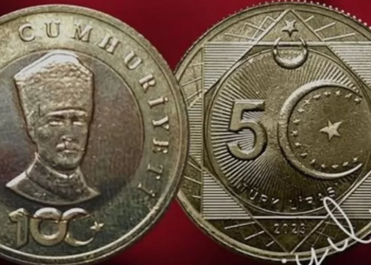 100 milyon adet madeni 5 TL basıldı 1 100 milyon adet madeni 5 TL basıldı