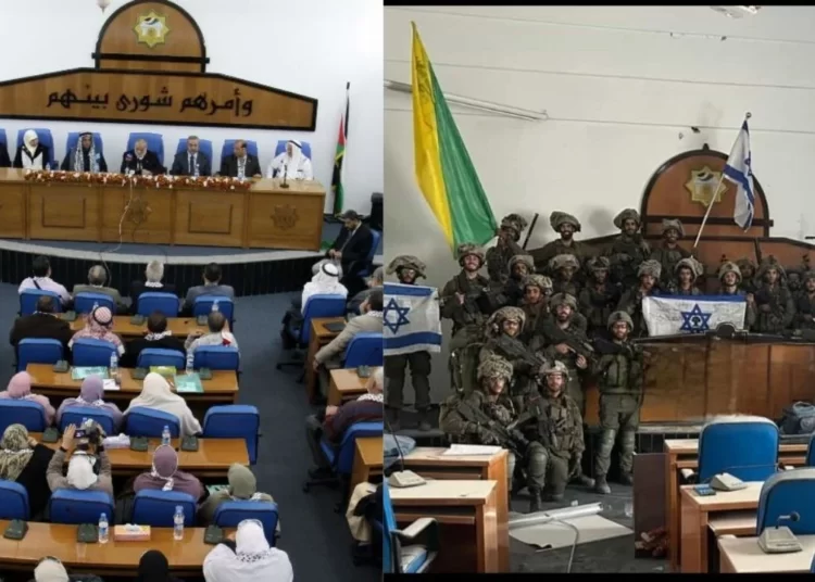 İsrail ordusu Hamas yönetimindeki parlamento binasına girdi 1 İsrail ordusu Hamas yönetimindeki parlamento binasına girdi