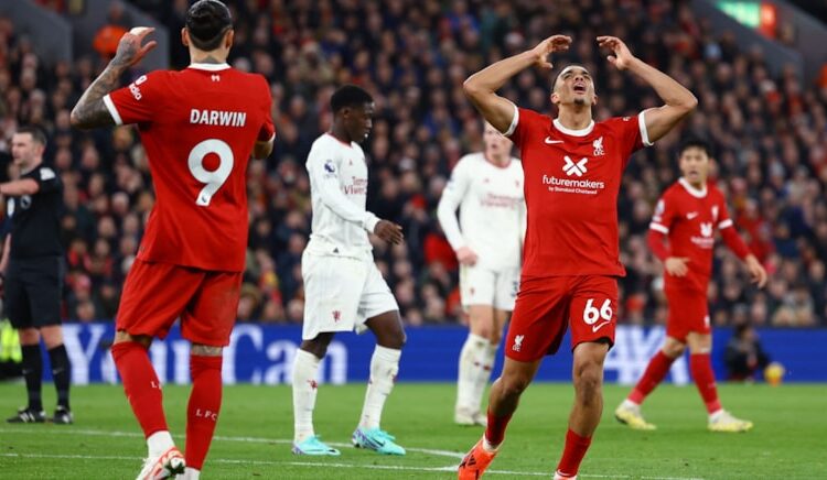 Liverpool, Manchester’a şut çekmekten yoruldu, hiç biri gol olmadı