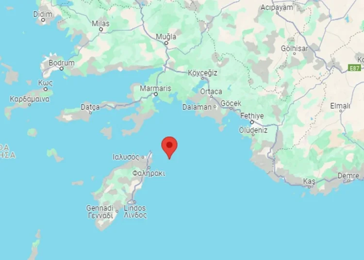 Marmaris açıklarında 4,6 büyüklüğünde deprem 1 Marmaris açıklarında 4,6 büyüklüğünde deprem