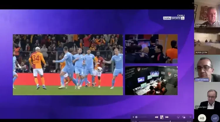 Galatasaray-Antalya maçı hakem toplantısı videosu sızdı: Penaltı kararı yanlış