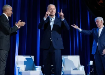 Biden’a Gazze protestosu: Filistin’de soykırım yapıyorsun, ellerin kanlı!