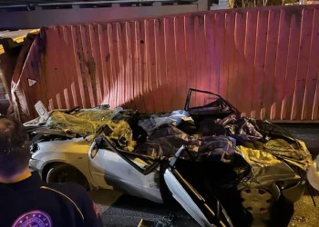TIR otomobilin üzerine yattı: 4 ölü