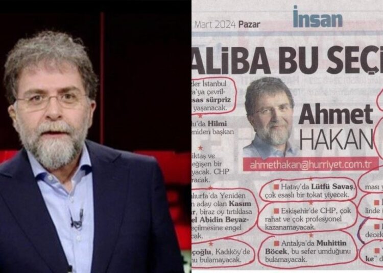 Ahmet Hakan'ın tutmayan seçim tahminleri gündem oldu 1 Ahmet Hakan’ın tutmayan seçim tahminleri gündem oldu