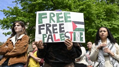 ABD’de üniversitelerin İsrail karşıtı protestoları şiddetleniyor! Ünlü filozof McAfee’ye ters kelepçe