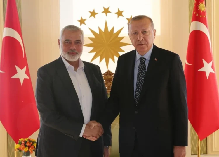 Cumhurbaşkanı Erdoğan, Hamas lideri Haniye ile görüştü 1 Cumhurbaşkanı Erdoğan, Hamas lideri Haniye ile görüştü