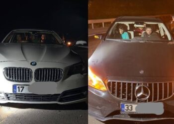 Lüks araçlarla insan kaçakçılığı yapan şüpheliler yakayı ele verdi!