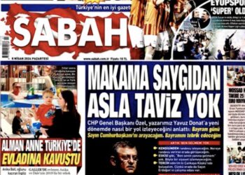İktidar medyasından açılım: Özgür Özel ile röportaj Sabah’ın manşetinde