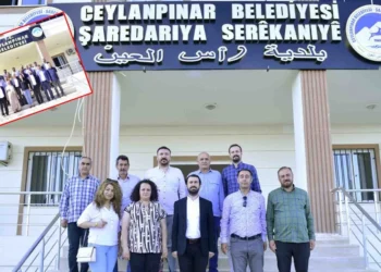 Ceylanpınar Belediyesi’nden T.C. kalktı, Kürtçe ve Arapça yazılar yazıldı