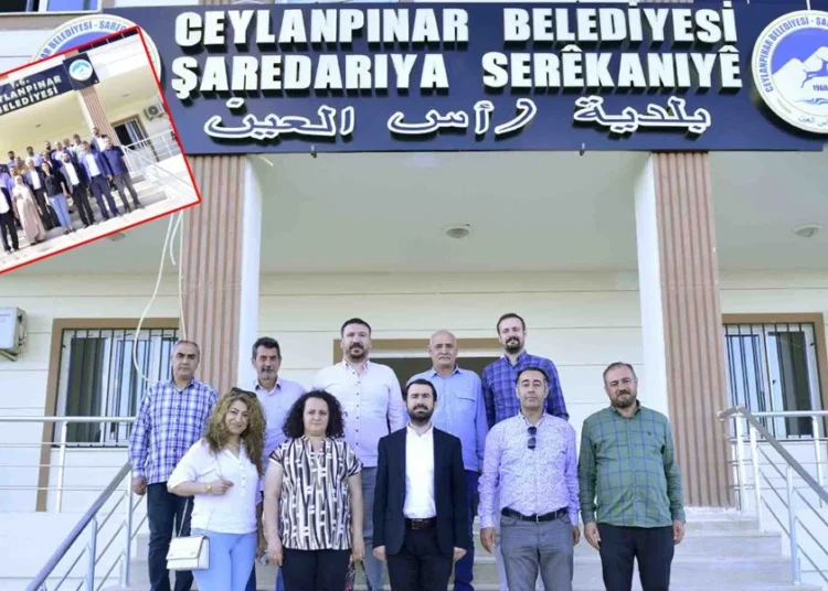 Ceylanpınar Belediyesi’nden T.C. kalktı, Kürtçe ve Arapça yazılar yazıldı