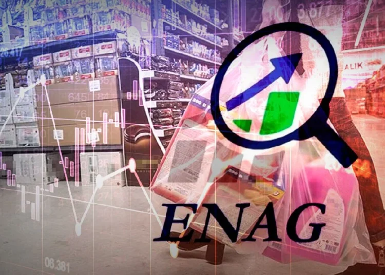 ENAG’ın nisan ayı enflasyonu 5,02… Yıllık enflasyon yüze 124,35 1 ENAG’ın nisan ayı enflasyonu 5,02… Yıllık enflasyon yüze 124,35