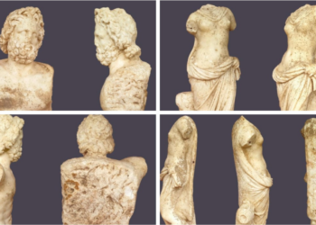 Aspendos Antik Kenti’nde önemli keşif: Zeus ve Aphrodite’e ait 2 bin yıllık heykeller bulundu