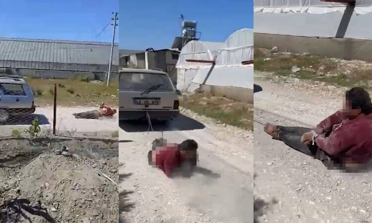 Komşusunu halatla otomobilin arkasına bağlayıp sürükledi 1 Komşusunu halatla otomobilin arkasına bağlayıp sürükledi