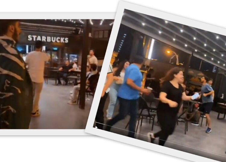 İsrail’i protesto için Burger King ve Starbucks’a yürüdüler