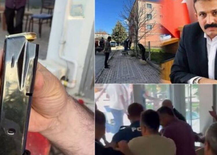 AKP'li başkan MHP'lilere silah çekti 1 AKP’li başkan MHP’lilere silah çekti