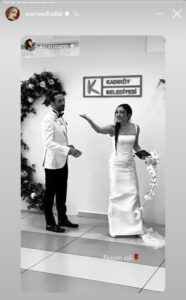 Merve Dizdar ile Cihan Ayger evlendi