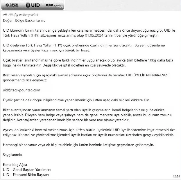 THY’den Ak Parti uzantılı birliğin üyelerine ‘indirimli bilet’ skandalı