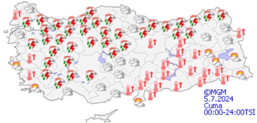 Yağmur geliyor, kavurucu sıcaklara ara 4 Yağmur geliyor, kavurucu sıcaklara ara
