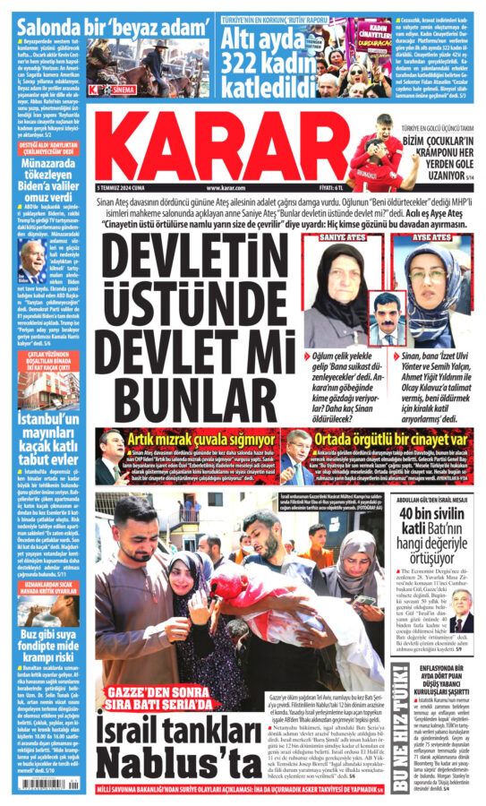 Halis Gül yazdı l Sinan Ateş davasına 3 gazeteden 3 ayrı bakış açısı 14 Halis Gül yazdı l Sinan Ateş davasına 3 gazeteden 3 ayrı bakış açısı