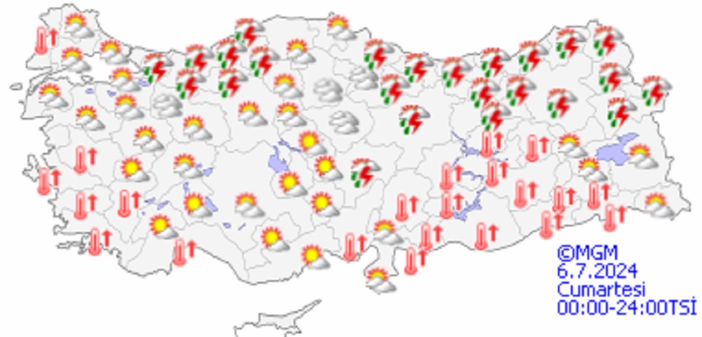 Yağmur geliyor, kavurucu sıcaklara ara 5 Yağmur geliyor, kavurucu sıcaklara ara