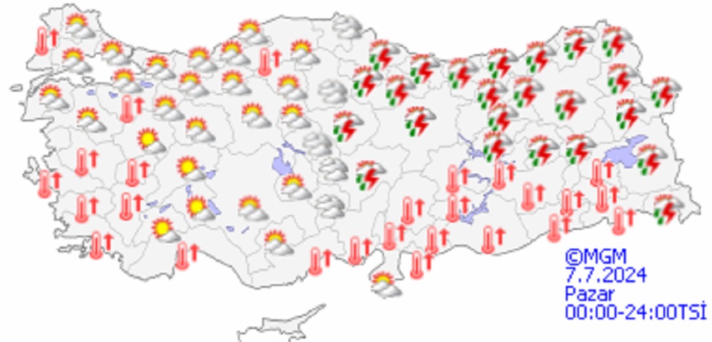 Yağmur geliyor, kavurucu sıcaklara ara 6 Yağmur geliyor, kavurucu sıcaklara ara