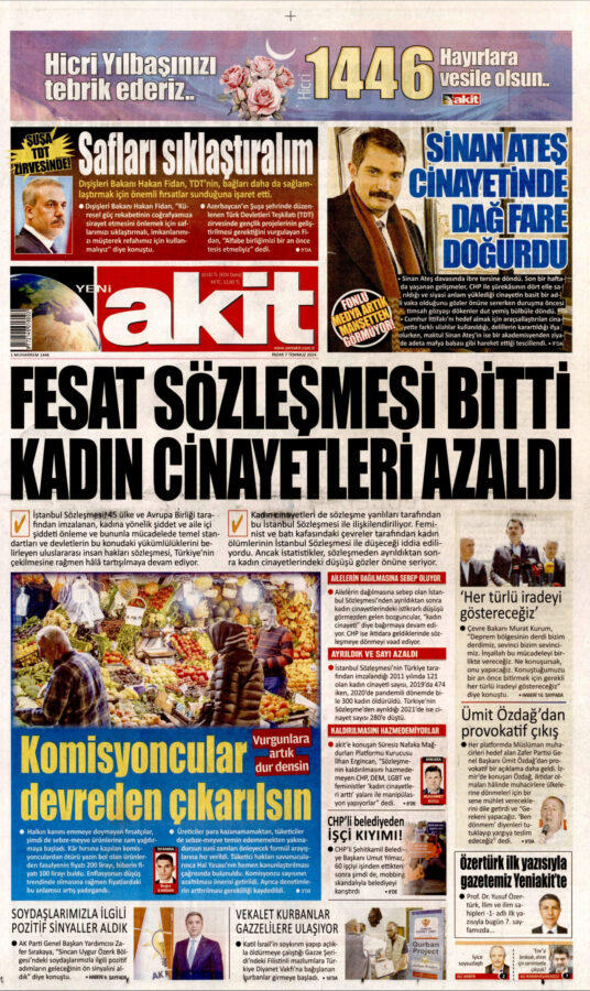 Halis Gül yazdı l Akit’in Sinan Ateş rahatsızlığı devam ediyor 4 Halis Gül yazdı l Akit’in Sinan Ateş rahatsızlığı devam ediyor