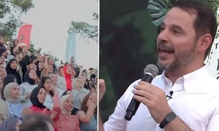 Berat Albayrak, TÜGVA’nın kampında ortaya çıktı: Gençlere ‘seslendi’