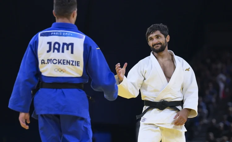 Milli judocu Salih Yıldız, yarı finalde Luka Mkheidze’ye mağlup oldu