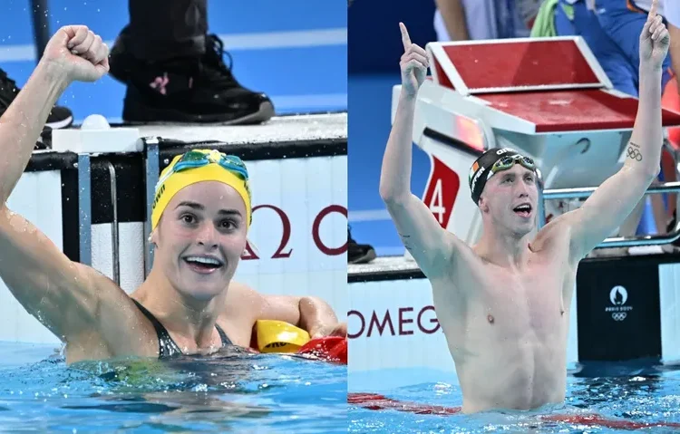 Paris 2024 Olimpiyatları: Yüzmede rekor üstüne rekor kırıldı