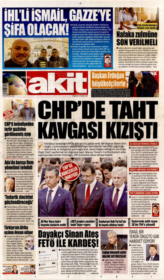 Halis Gül yazdı l Akit’in Sinan Ateş rahatsızlığı devam ediyor 5 Halis Gül yazdı l Akit’in Sinan Ateş rahatsızlığı devam ediyor