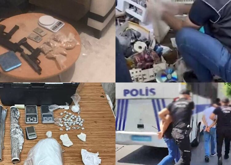 ‘Bayğaralar’ uyuşturucu şebekesine operasyon: 7 tutuklama