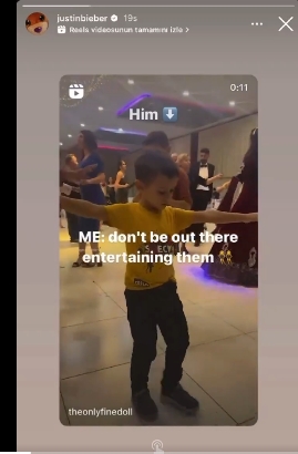 Justin Bieber paylaştı! Osmaniyeli Ahmet'in dansı meşhur oldu