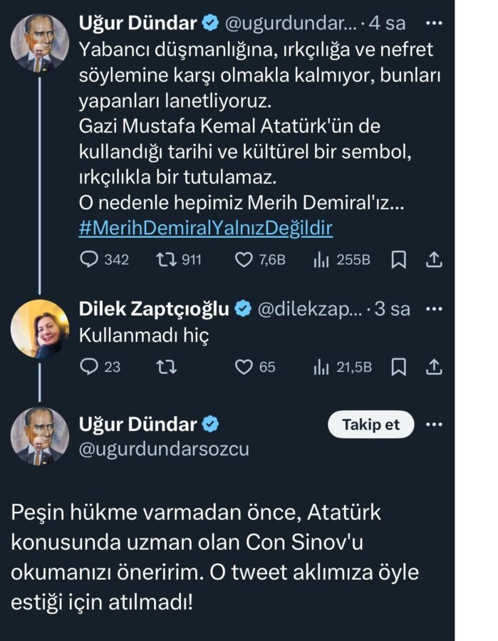 Halis Gül yazdı l Merih’in bozkurt selamına kim hangi yorumu yaptı?