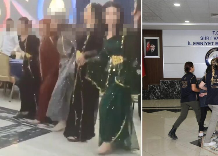 Siirt'te düğünde slogan atan 6 kişi, "terör propagandası" iddiasıyla gözaltına alındı 1 Siirt’te düğünde slogan atan 6 kişi, “terör propagandası” iddiasıyla gözaltına alındı