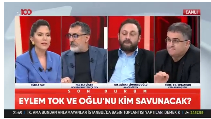 Ersan Şen ‘Eylem Tok ve oğlunu savunurum’ sözünden pişman olmuş