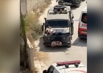 İsrail, Filistinli genci araca bağlayıp canlı kalkan yaptı