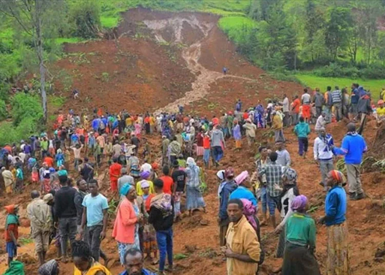 Etiyopya’da 257 kişinin öldüğü heyelan faciası sebebiyle 3 günlük yas ilan edildi