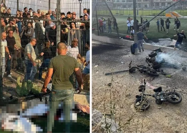 İsrail-Hizbullah gerilimi tırmanıyor: Futbol sahasına saldırının ardından misilleme bombardımanı 1 İsrail-Hizbullah gerilimi tırmanıyor: Futbol sahasına saldırının ardından misilleme bombardımanı