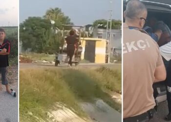 Oğlunu iple bağladığı motosikletin arkasında koşturdu