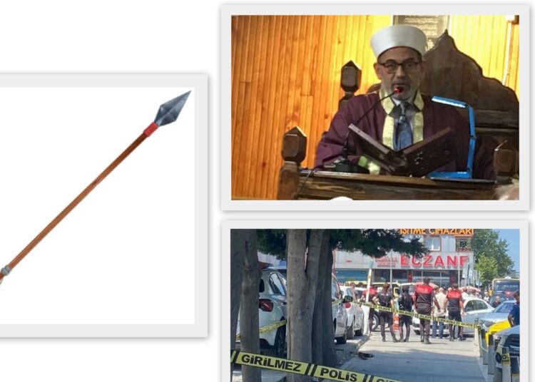 Tartıştığı imamı omzundan okla vurdu