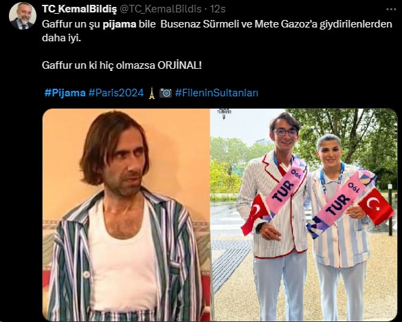 Türkiye'nin Olimpiyat kıyafeti sosyal medyada alay konusu oldu 4 Türkiye'nin Olimpiyat kıyafeti sosyal medyada alay konusu oldu