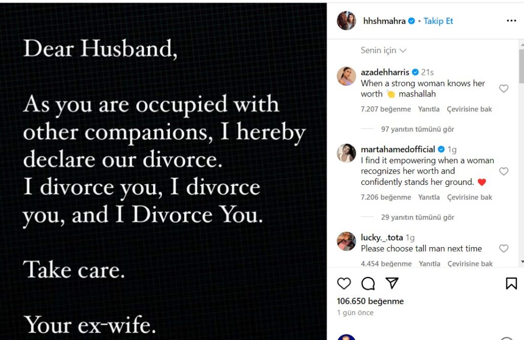 Dubai Prensesi, kocasını Instagram’dan boşadı: Boş ol, boş ol, boş ol! 2 Dubai Prensesi, kocasını Instagram’dan boşadı: Boş ol, boş ol, boş ol!