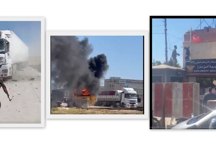 Suriyeliler, Kayseri’ye tepki olarak Türk araçlarına saldırmaya başladı